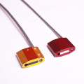 High security seal certificate metal cable seal with wire YT-CS605